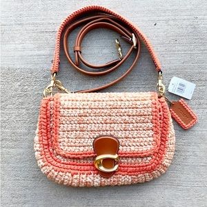 2023 Coach Crocheted Tabby NWT